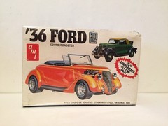Sealed Vintage AMT ’36 1936 Ford Coupe Roadster Street Rods 1:25 Model Kit #A136