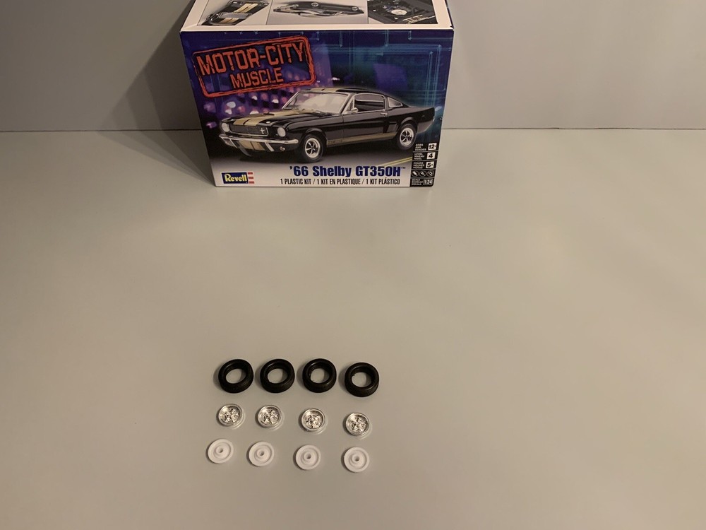 Revell 1/24 1966 Shelby GT 350H Wheels And Tires/junkyard/diorama