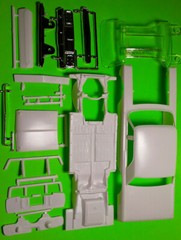 65 1965 Ford Fairlane 500 Modified Stocker 1/25 Hood Body Glass Bumper Frame Lot