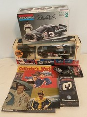 Dale Earnhardt NASCAR Lot Monogram Model Kit New Bright RC Car Keychain Magazine
