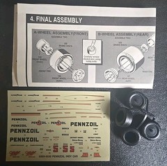 AMT Pennzoil Z-7 Special Penske PC-17 1/25 6880 Model Kit-NIB US Seller