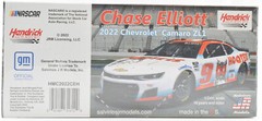 Salvino JR Models “Hooters” Chase Elliot 2022 Camaro ZL1 Nascar 1/24 Car Kit