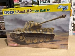 Dragon Models 6683 1/35 Tiger I Ausf.H2 7.5cm KwK 42 Smark Kit