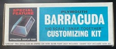 Vintage AMT 1/43 Scale Mini Trophy Plymouth Barracuda Model Kit w/Instructions