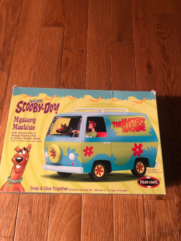 Polar Lights Scooby-Doo Mystery Machine Snap Together Model Kit Vintage Y2k New