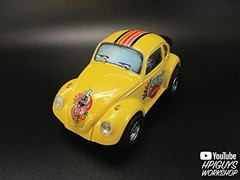 Skill 3 Model Kit Volkswagen Superbug Gasser Coca-Cola 1971 the Unity Collection