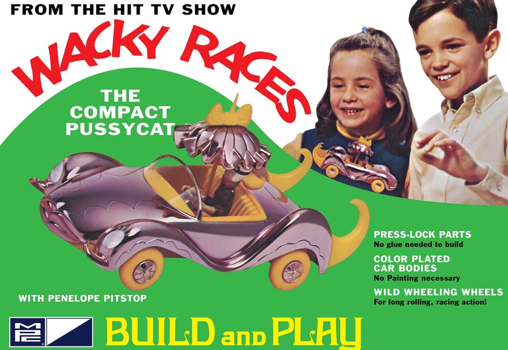 MPC 1:32 Wacky Races Compact Pus Plastic Model Kit MPC934