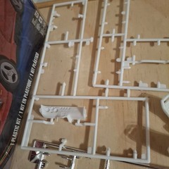 Revell Monogram Dodge Viper RT/10 1:25 Scale Model Car Kit Partially Together
