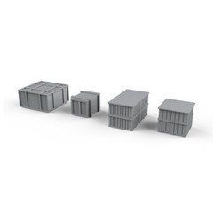Yao’s Studio LYT144021 1/144 Crate For Model Railroads Display