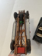 Lot of 2 vintage 1/18 scale die-cast model kits Duesenberg Hubley Bad shape