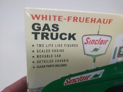 Atlantis White-Fruehauf Vintage Gas Truck Model Kit, 1/48 as Sinclair or Army