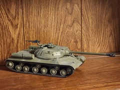 Vintage JS III Stalin Heavy Tank, Berlin WWII 1945, Hand Painted in the USA