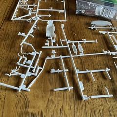 Built Model Car, 1997 Revell Stock Car STARTED, INCOMPLETE, MODIFIED