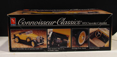 AMT Connoisseur Classics 1932 Chevrolet Cabriolet 1:25 Model Kit #6508 Complete