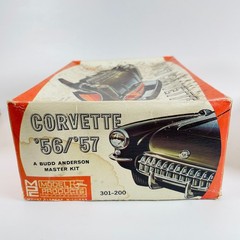 Vintage MPC 1956 1957 Chevrolet Corvette Model Kit Box Instructions Parts Pieces