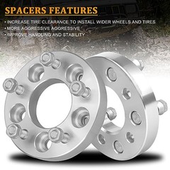 1in 5×4.5 to 5×4.75 Wheel Spacers, 4pcs 5×114.3 M12x1.5 Studs 74mm Bore