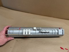 VINTAGE AMT 1/25 GULF FUEL Tanker Trailer Built UP Old School Semi REbuilder