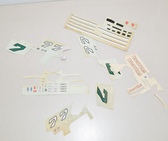 Vintage MODEL CAR INSTRUCTIONS & DECALS Lot Revell BRE STREET DATSUN 510