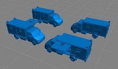 3D Printed 1/700/400/350/200 Air Force Maintenance Vehicle Unpainted Model