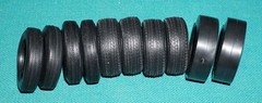 ’69 Camaro Monogram 1/12 Tires All 10 Stock, Street Machine, Drag