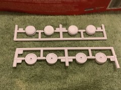 1 25 scale model parts Donnie Allison Torino Talladega Inner,outer Wheels No Box