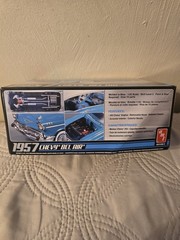 Amt 1957 Chevy Belair Model Kit 1:25 – Kit No. AMT638M/12 -open Box