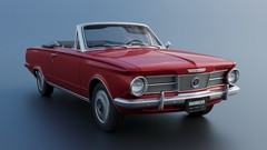 3d Printed 1/25 1965 Plymouth Valiant Convertable Model Kit