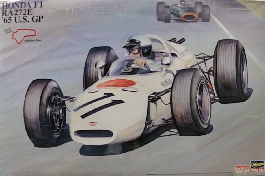 HASEGAWA – HONDA F1 RA272E ’65 U.S. GP – #11 RICHIE GINTHER – 1:24 – KIT #HR-5