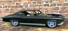 Resin 21/20 Inch “5 Five Slot” Model car Wheels and Tires 1/24 1/25 scale