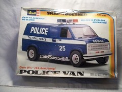 Revell POLICE VAN MODEL KIT (SEALED) 1979