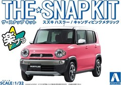 Aoshima Bunka Kyozaisha 1/32 The Snap Kit Series Suzuki Hustler Candy Pink