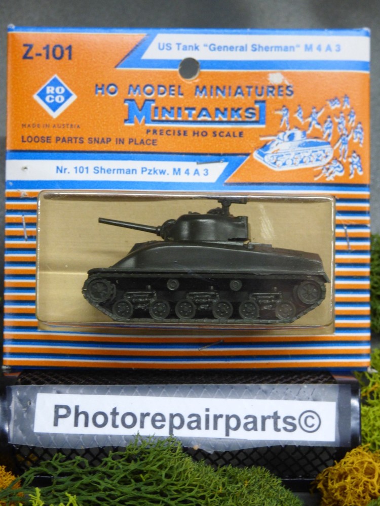 Roco Minitanks / Herpa WWII US M-4 A3 Sherman Medium Main Battle Tank Lot#7422©