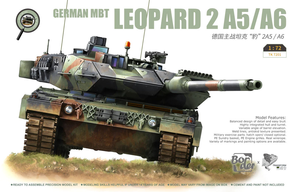 Border 1/72 German Leopard 2 A5/A6 TK7201