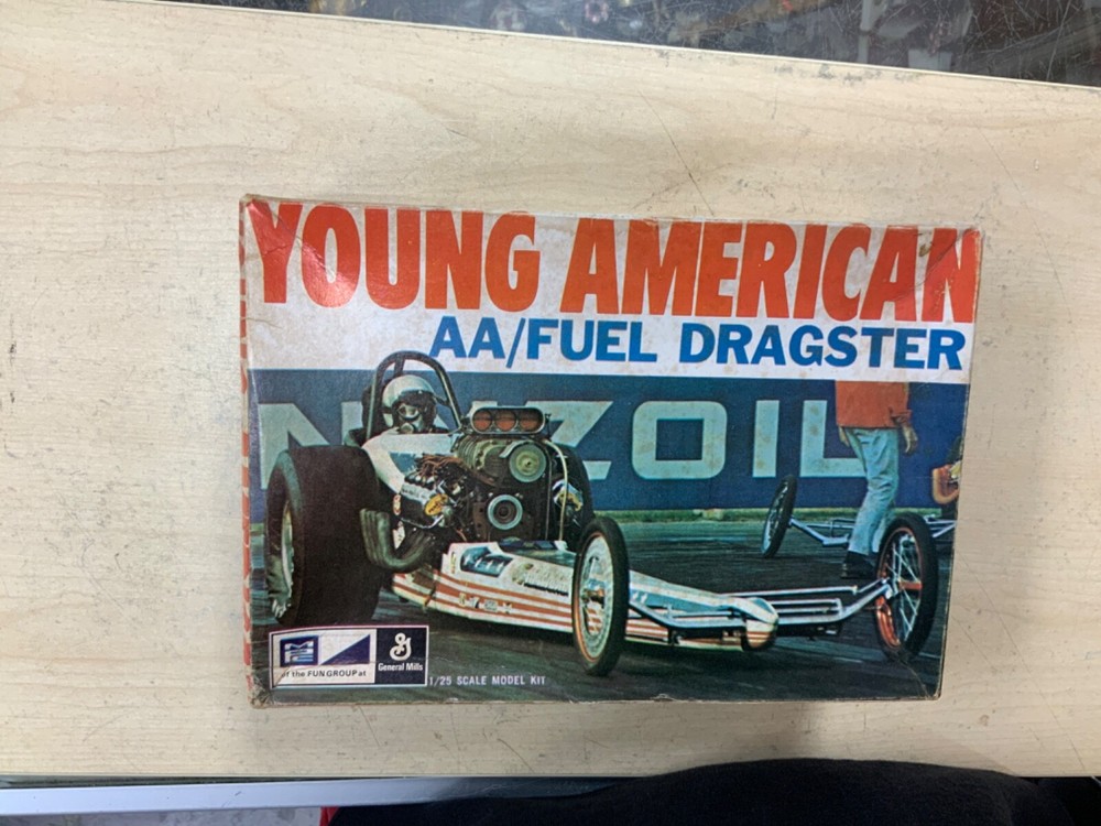 MPC Young American AA/Fuel Dragster 1/25 Scale Model Kit – Preowned see photos