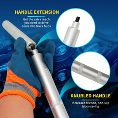 Truck Hub Seal Installer Kit Fit for Size Seal for Class 7 & Class 8 Trucks, Hea