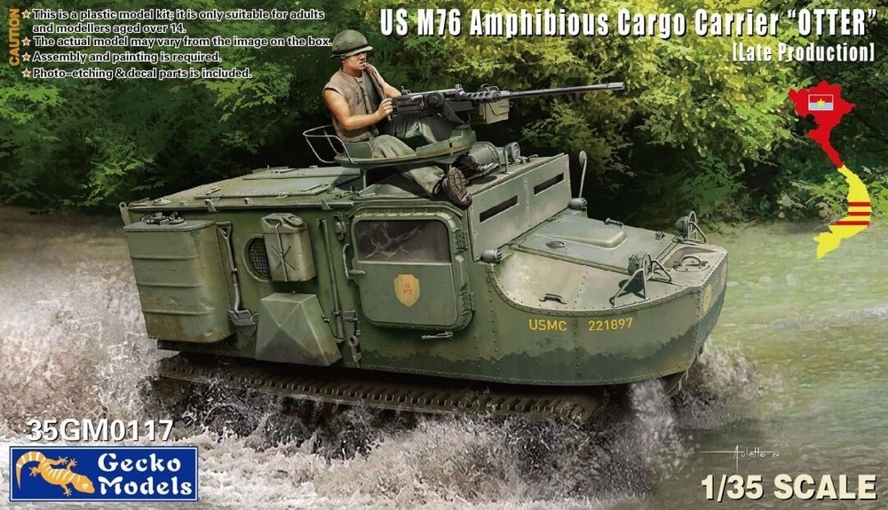 Gecko Models 35GM0117 1/35 US M76 Amphibious Cargo Carrier OTTER Late Production