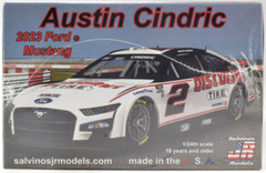 Salvino JR Models “Discount Tire” A. Cindric 2023 Ford Mustang 1/24 Model Kit