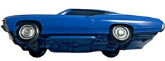 Vintage Auto Dealer Promo 1967 Medium Blue Chevy Impala SS 427 1/25