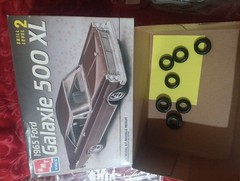M29B Sealed parts NIOB AMT ERTL 1965 Ford Galaxie 500 XL 1/25 Model Kit 6467