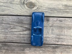 Vintage 1962 Hawk Model Company Blue Plastic Car – For Parts