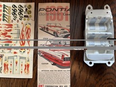 AMT 1961 Pontiac Bonneville Conv Model Car Kit Box & Parts Only Read