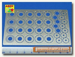 Aber 1/24 Standard Slotted Discs Brakes (Diameter: 12mm) #24025