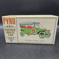 Vintage 1967 PYRO 1911 Stevens – Duryea Tourer Brass Car Model Kit NIB