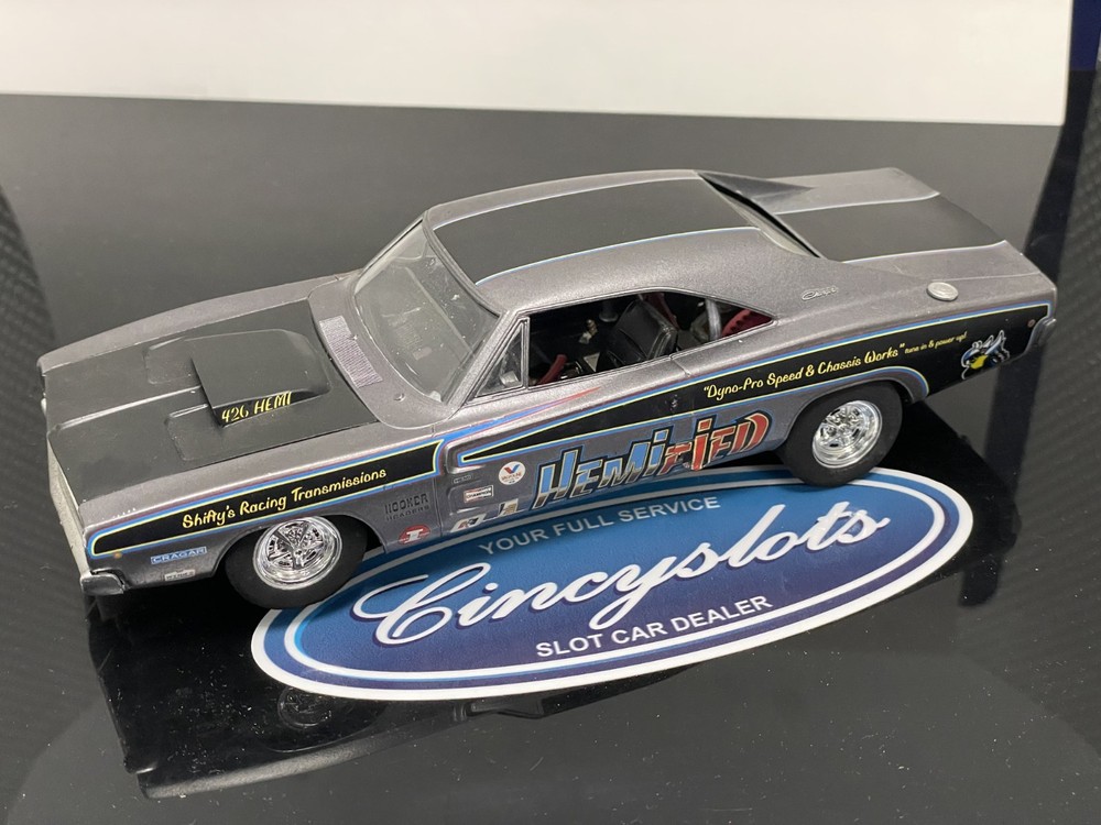 69 Dodge Charger Monogram MPC Snap 1:25 Model Kit 1969 Slot Car H&R Chassis