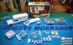 AMT1364 – 1965 Chevy El Camino Pickup With Camper 1/25 Scale Plastic Model Kit