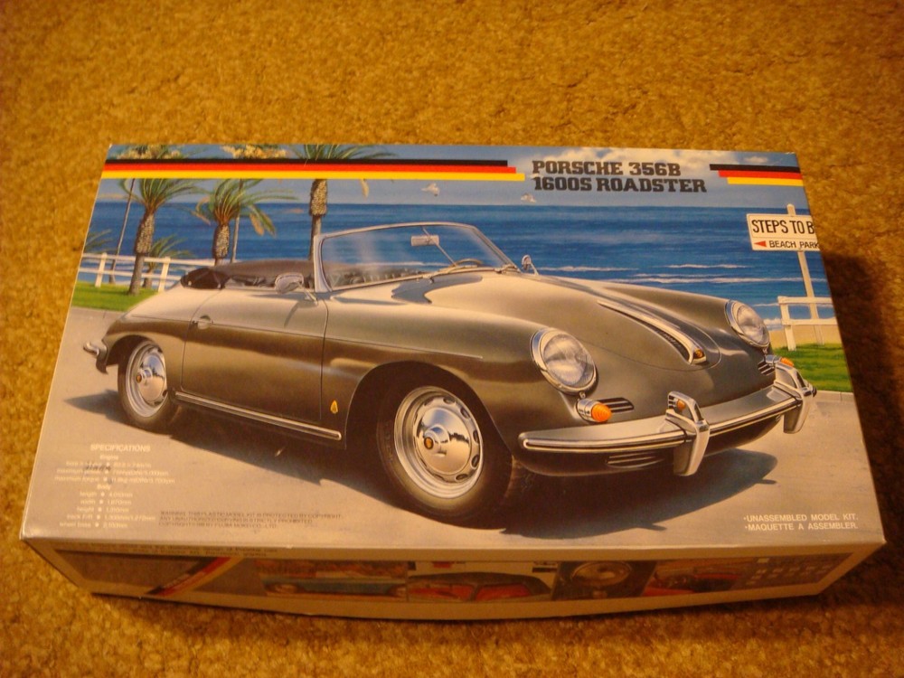 Fujimi Porsche 356B 1600S Roadster 08220EM-20 1/24 Scale Model Kit