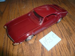 VINTAGE 1967 OLDSMOBILE TORONADO DEALER PROMO CAR 8/23 C MAROON