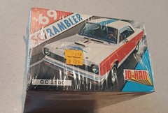 1969 Super Stock SC/RAMBLER vintage JO-HAN model Kit 69 SEALED