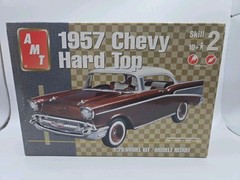 1957 Chevy Hard Top, 1:25 Scale Model. New Box Is Open. Skill Level 2
