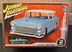 AMT, Johnny Lightning, ’55 Chevy Nomad W/1:64 scale Die-Cast !!Sealed Inside!!